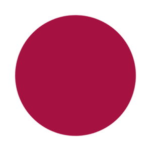 Solid red circle on black background