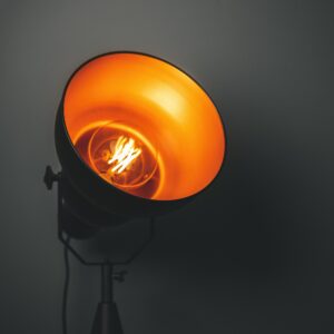 lamp. orange. Digital Marketing, Strategy, Paid Media. Ana Isabel Moura.