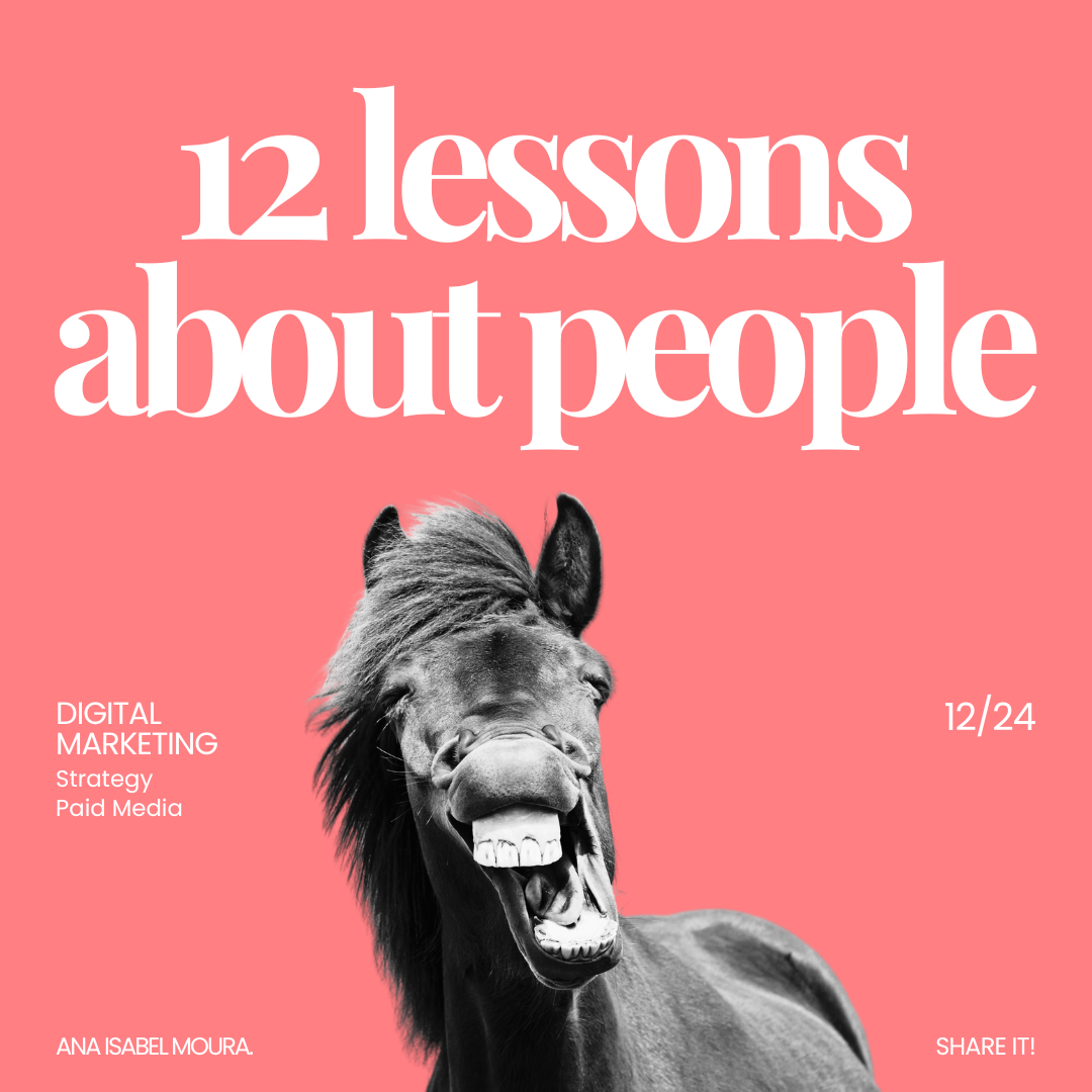 12 Lessons I learned in 2024 about people